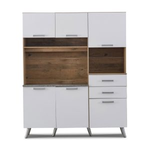 Nora Kitchen Dresser UK Oak + Snow White MWBR760B