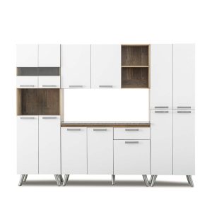 Nora Kitchen Set UK Oak + Snow White MWBR930B